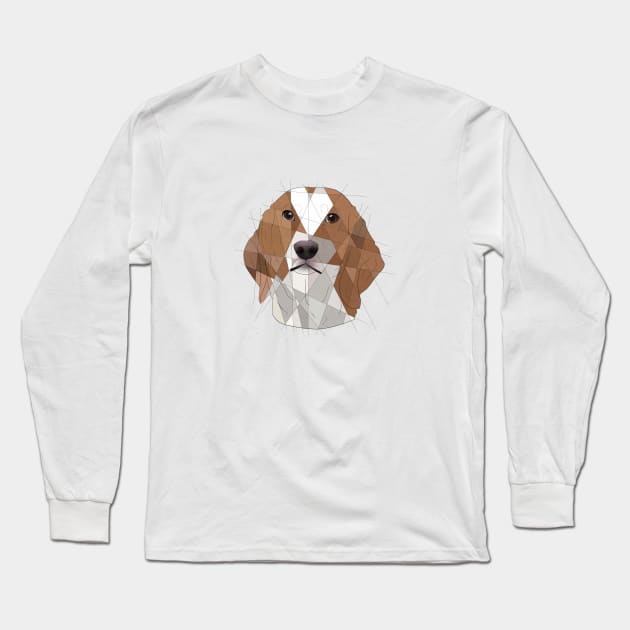 Beagle Long Sleeve T-Shirt by Blacklightco